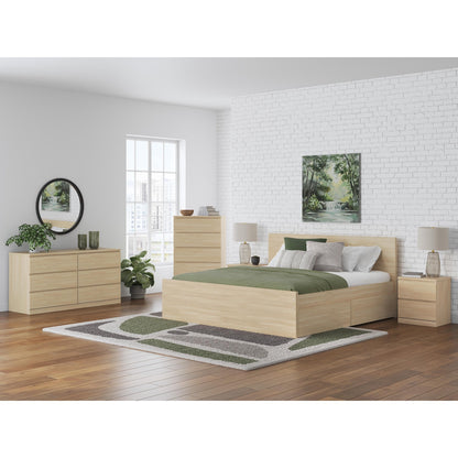 Signature Design by Ashley Onita EB9632B18 Queen Panel Platform Bed with 2 Side Storage - American Furniture of Slidell