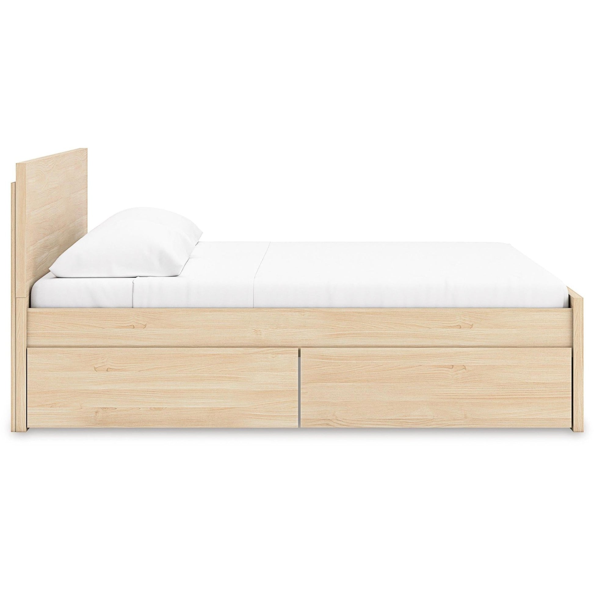 Signature Design by Ashley Onita EB9632B18 Queen Panel Platform Bed with 2 Side Storage - American Furniture of Slidell