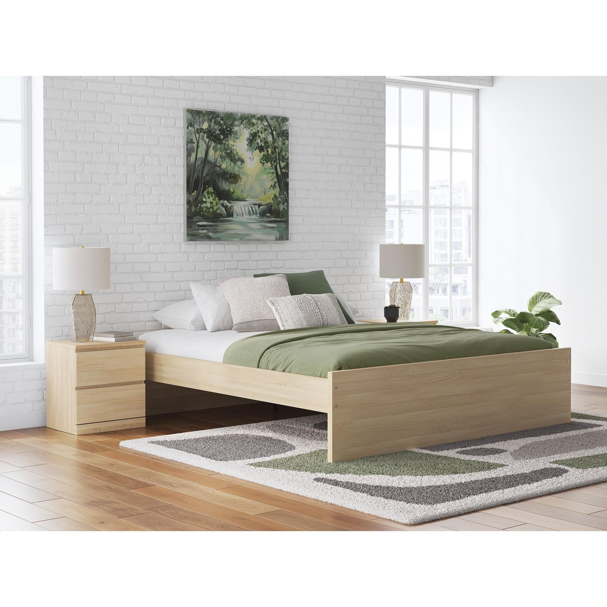 Signature Design by Ashley Onita EB9632B19 King Platform Bed - American Furniture of Slidell
