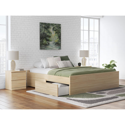 Signature Design by Ashley Onita EB9632B20 King Platform Bed with 1 Side Storage - American Furniture of Slidell