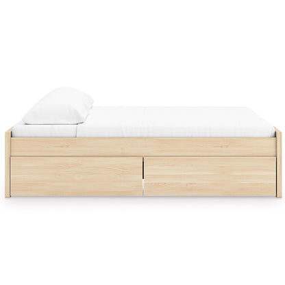 Signature Design by Ashley Onita EB9632B20 King Platform Bed with 1 Side Storage - American Furniture of Slidell