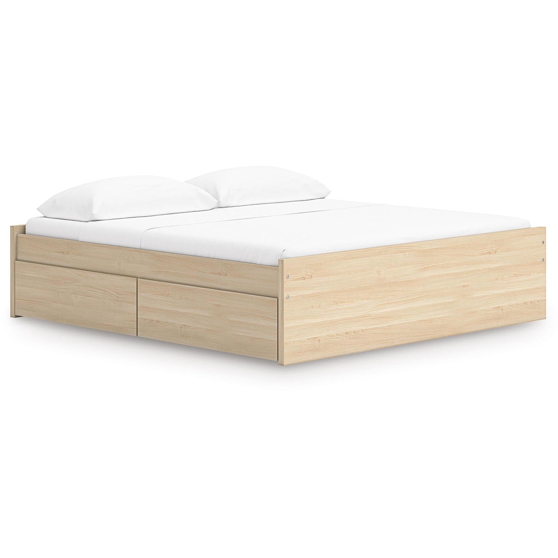 Signature Design by Ashley Onita EB9632B21 King Platform Bed with 2 Side Storage - American Furniture of Slidell