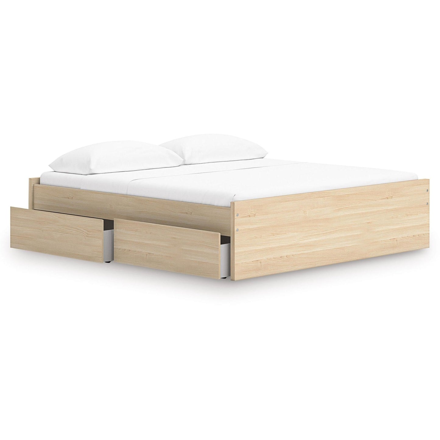 Signature Design by Ashley Onita EB9632B21 King Platform Bed with 2 Side Storage - American Furniture of Slidell