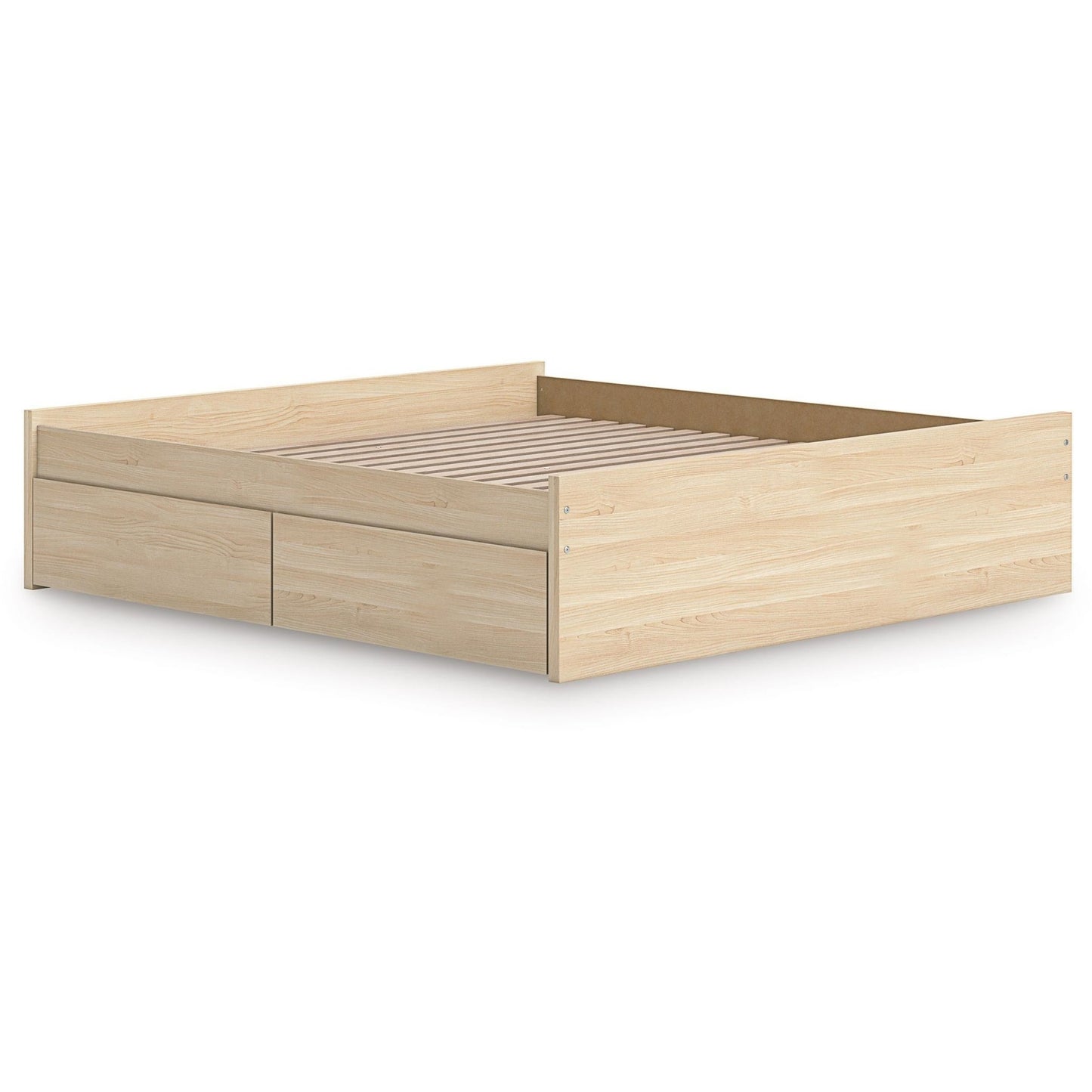Signature Design by Ashley Onita EB9632B21 King Platform Bed with 2 Side Storage - American Furniture of Slidell