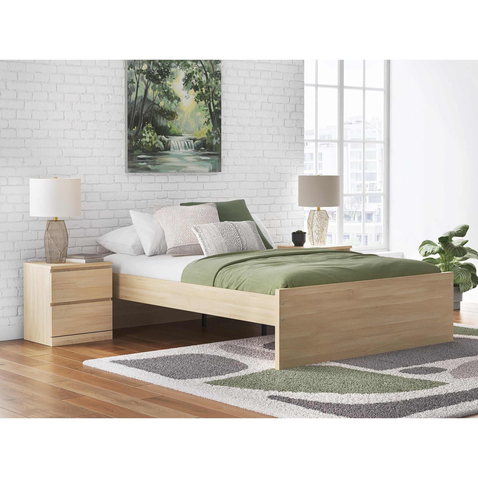 Signature Design by Ashley Onita EB9632B3 Queen Platform Bed - American Furniture of Slidell