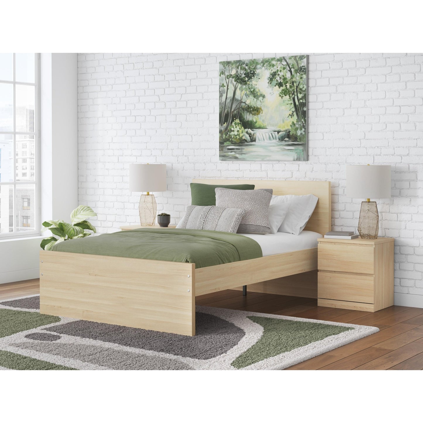 Signature Design by Ashley Onita EB9632B5 Full Panel Platform Bed - American Furniture of Slidell