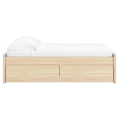 Signature Design by Ashley Onita EB9632B8 Full Platform Bed with 1 Side Storage - American Furniture of Slidell