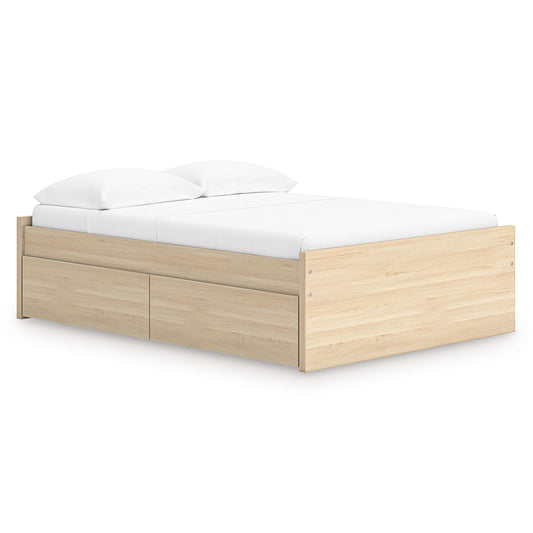 Signature Design by Ashley Onita EB9632B8 Full Platform Bed with 1 Side Storage - American Furniture of Slidell