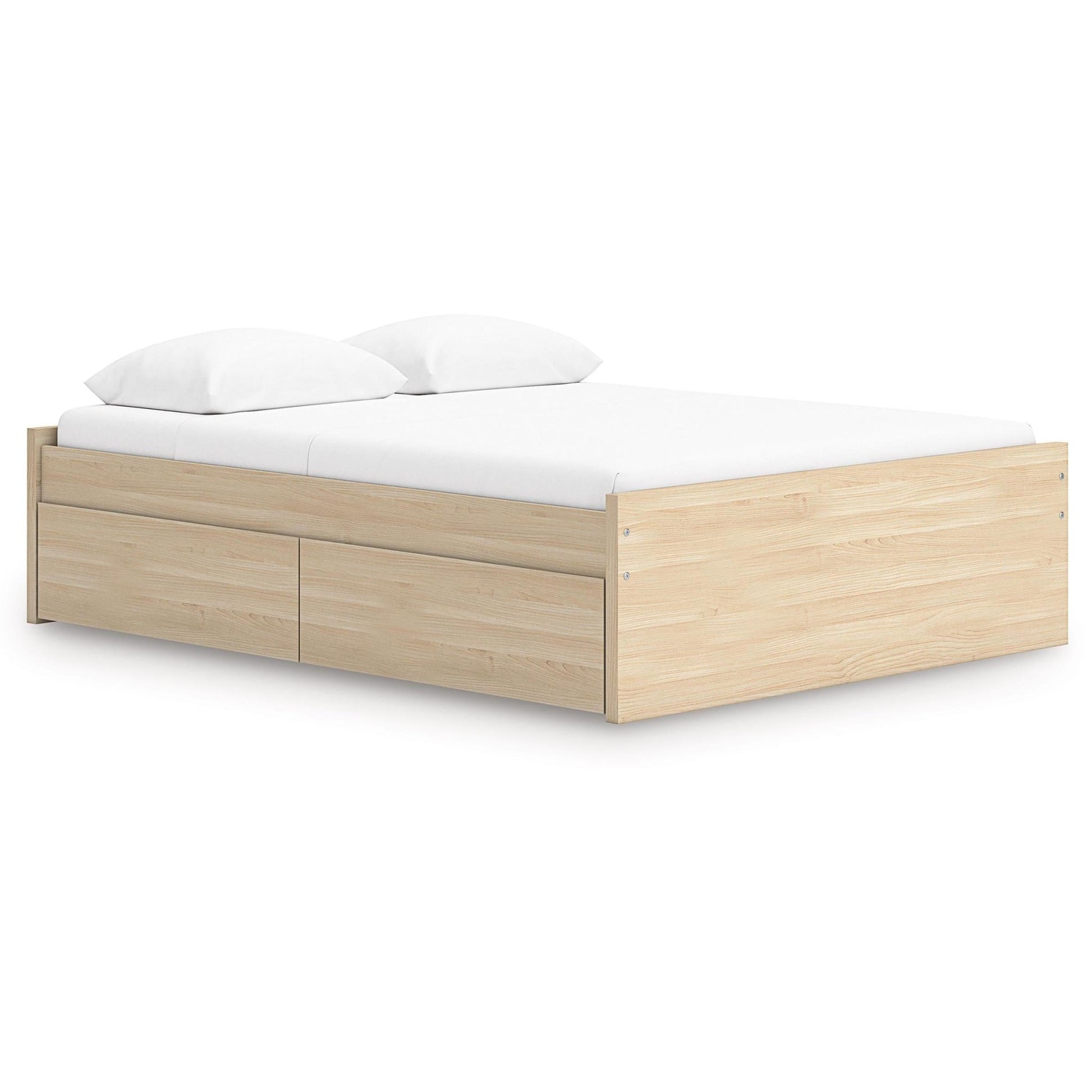 Signature Design by Ashley Onita EB9632B9 Queen Platform Bed with 1 Side Storage - American Furniture of Slidell