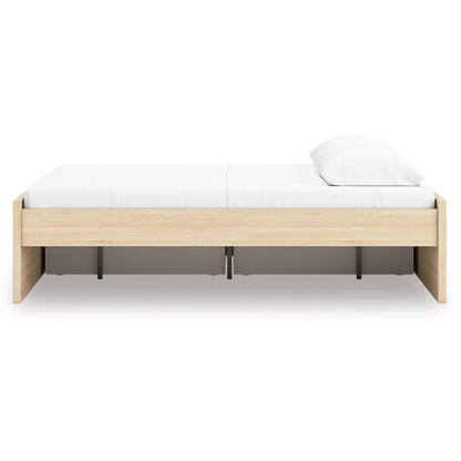 Signature Design by Ashley Onita EB9632B9 Queen Platform Bed with 1 Side Storage - American Furniture of Slidell