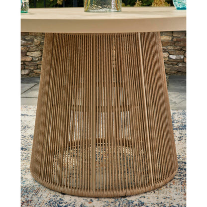 Signature Design by Ashley Orchard Beach PCP373P2 Outdoor Dining Table - American Furniture of Slidell
