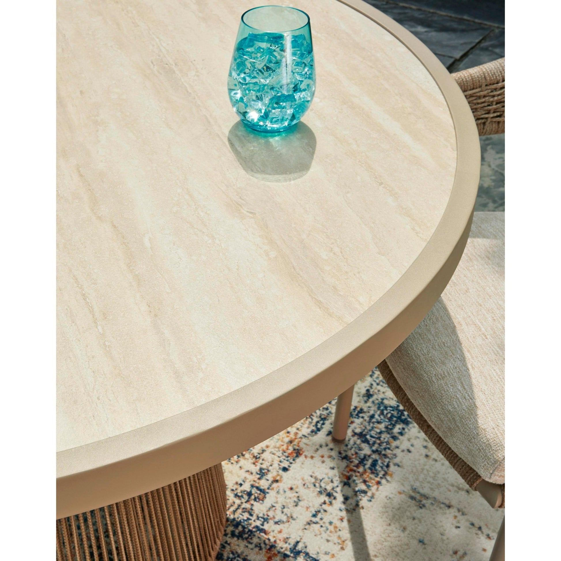 Signature Design by Ashley Orchard Beach PCP373P2 Outdoor Dining Table - American Furniture of Slidell
