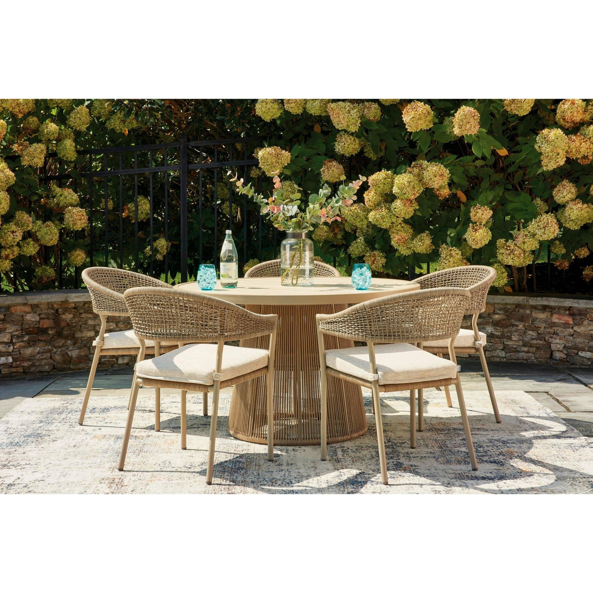Signature Design by Ashley Orchard Beach PCP373P2 Outdoor Dining Table - American Furniture of Slidell