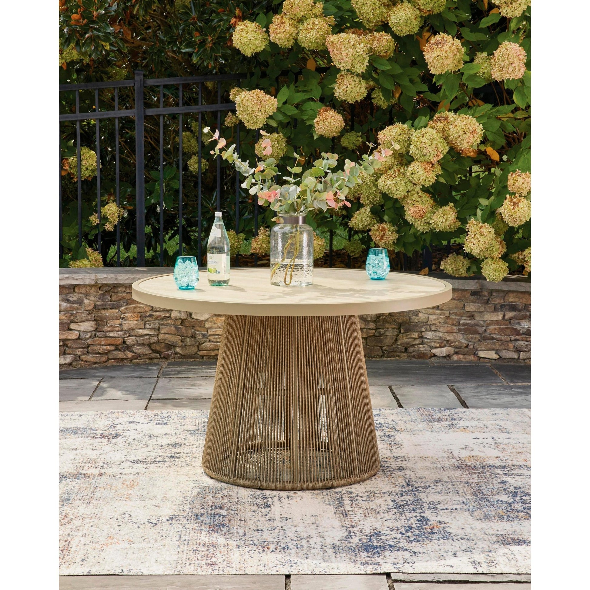 Signature Design by Ashley Orchard Beach PCP373P2 Outdoor Dining Table - American Furniture of Slidell