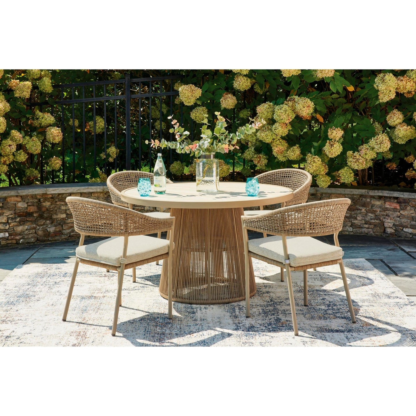 Signature Design by Ashley Orchard Beach PCP373P2 Outdoor Dining Table - American Furniture of Slidell
