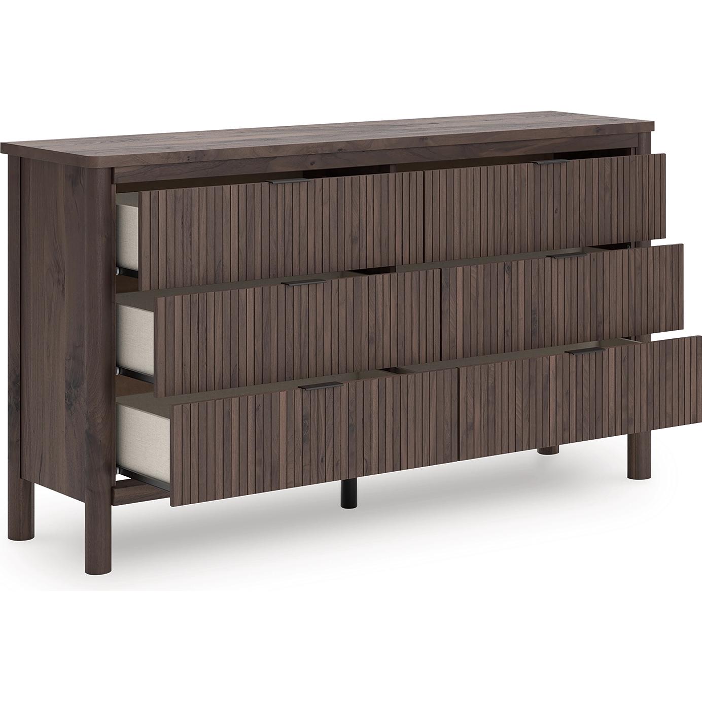 Signature Design by Ashley Pamytta PCB2614 - 31 Six Drawer Dresser - American Furniture of Slidell