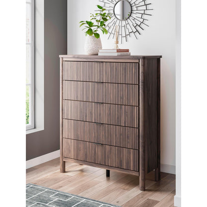 Signature Design by Ashley Pamytta PCB2614 - 46 Five Drawer Wide Chest - American Furniture of Slidell