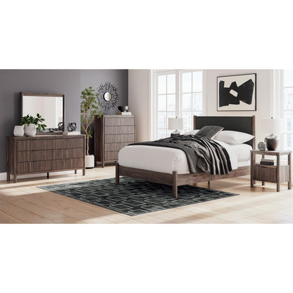 Signature Design by Ashley Pamytta PCB2614 - 57 Queen Upholstered Panel Headboard - American Furniture of Slidell