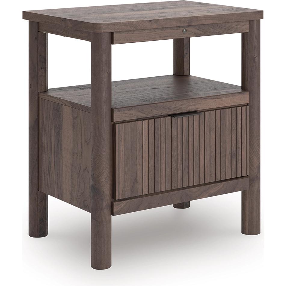 Signature Design by Ashley Pamytta PCB2614 - 91 One Drawer Night Stand - American Furniture of Slidell