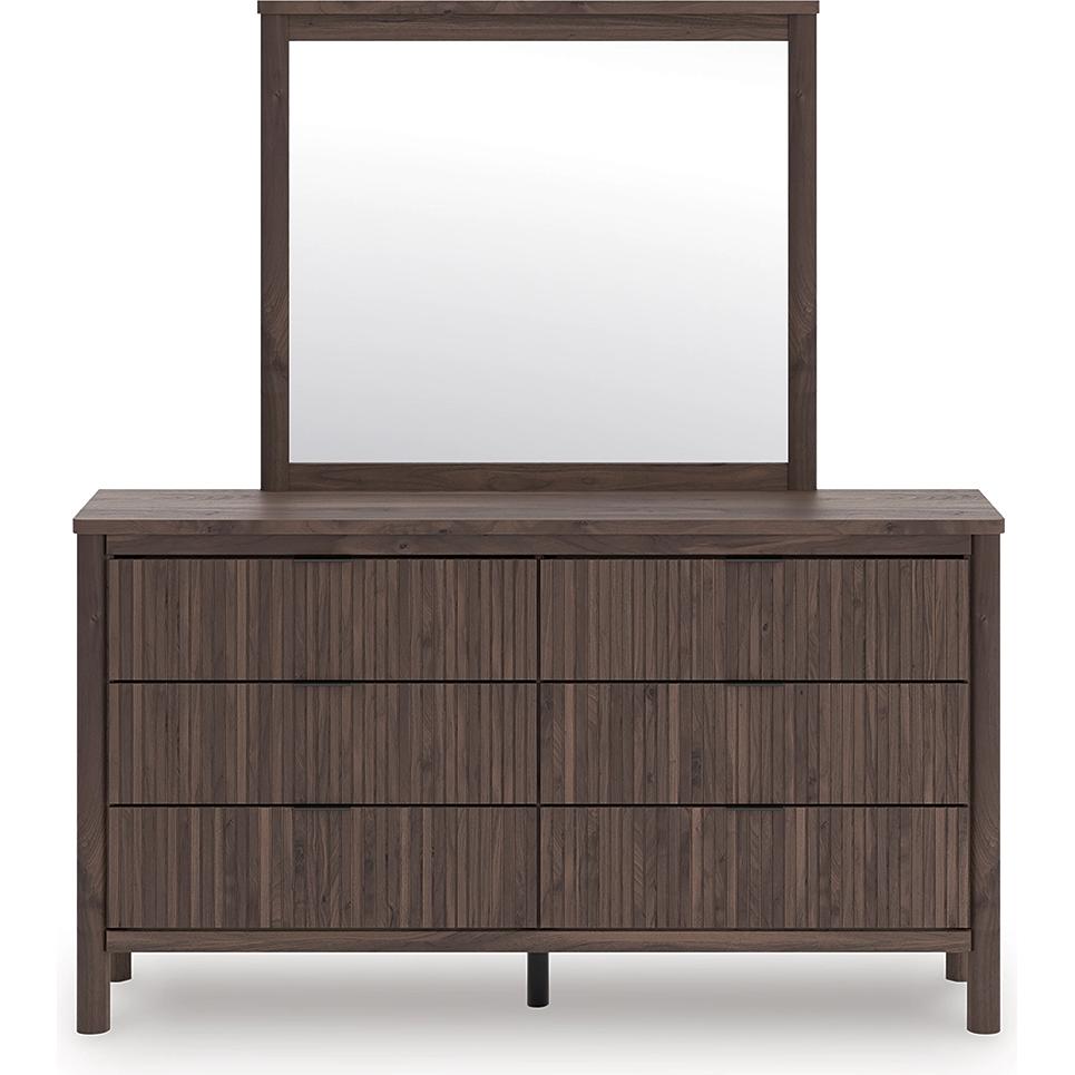 Signature Design by Ashley Pamytta PCB2614B1 Dresser and Mirror - American Furniture of Slidell
