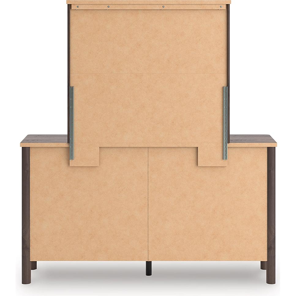 Signature Design by Ashley Pamytta PCB2614B1 Dresser and Mirror - American Furniture of Slidell