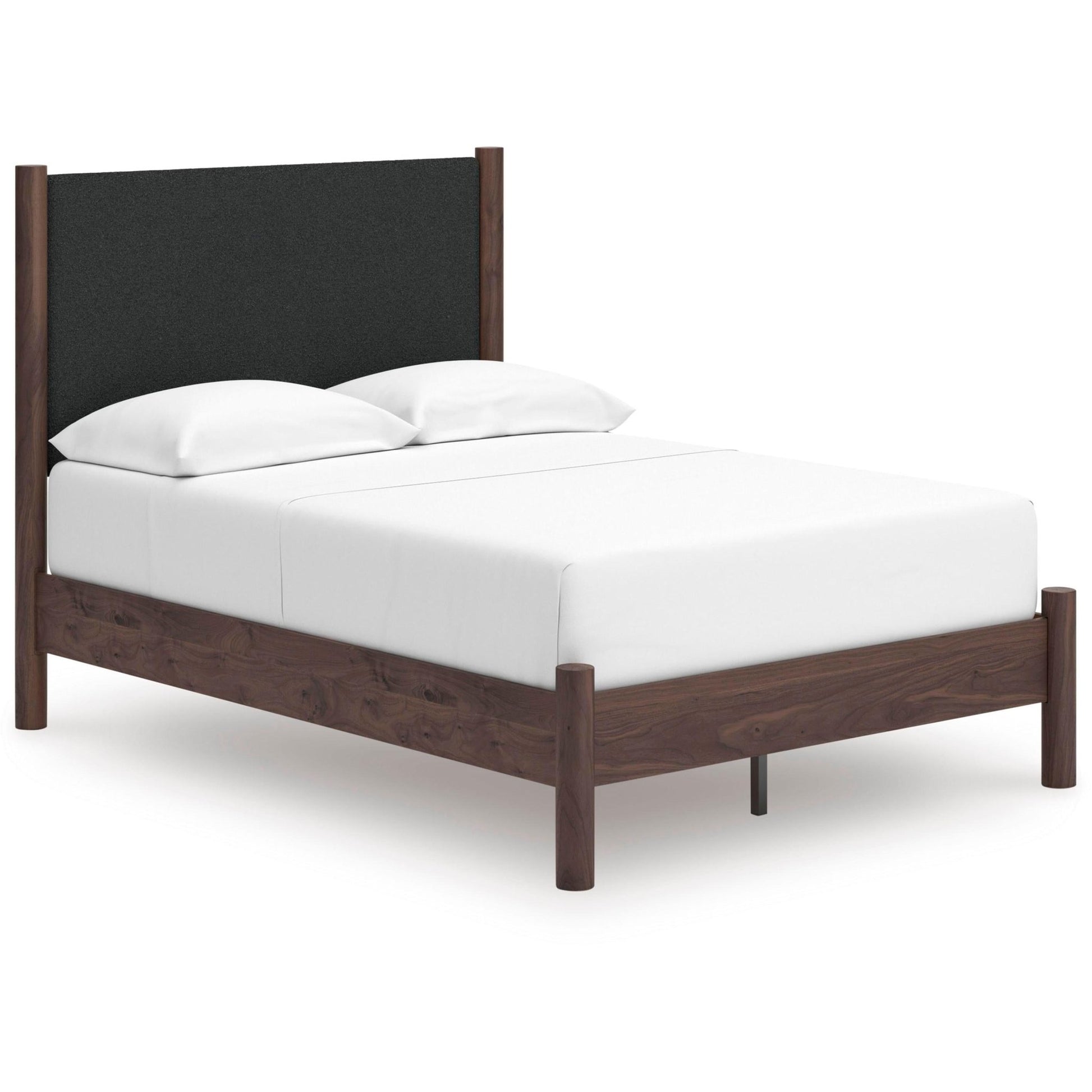 Signature Design by Ashley Pamytta PCB2614B10 Full Upholstered Panel Platform Bed - American Furniture of Slidell