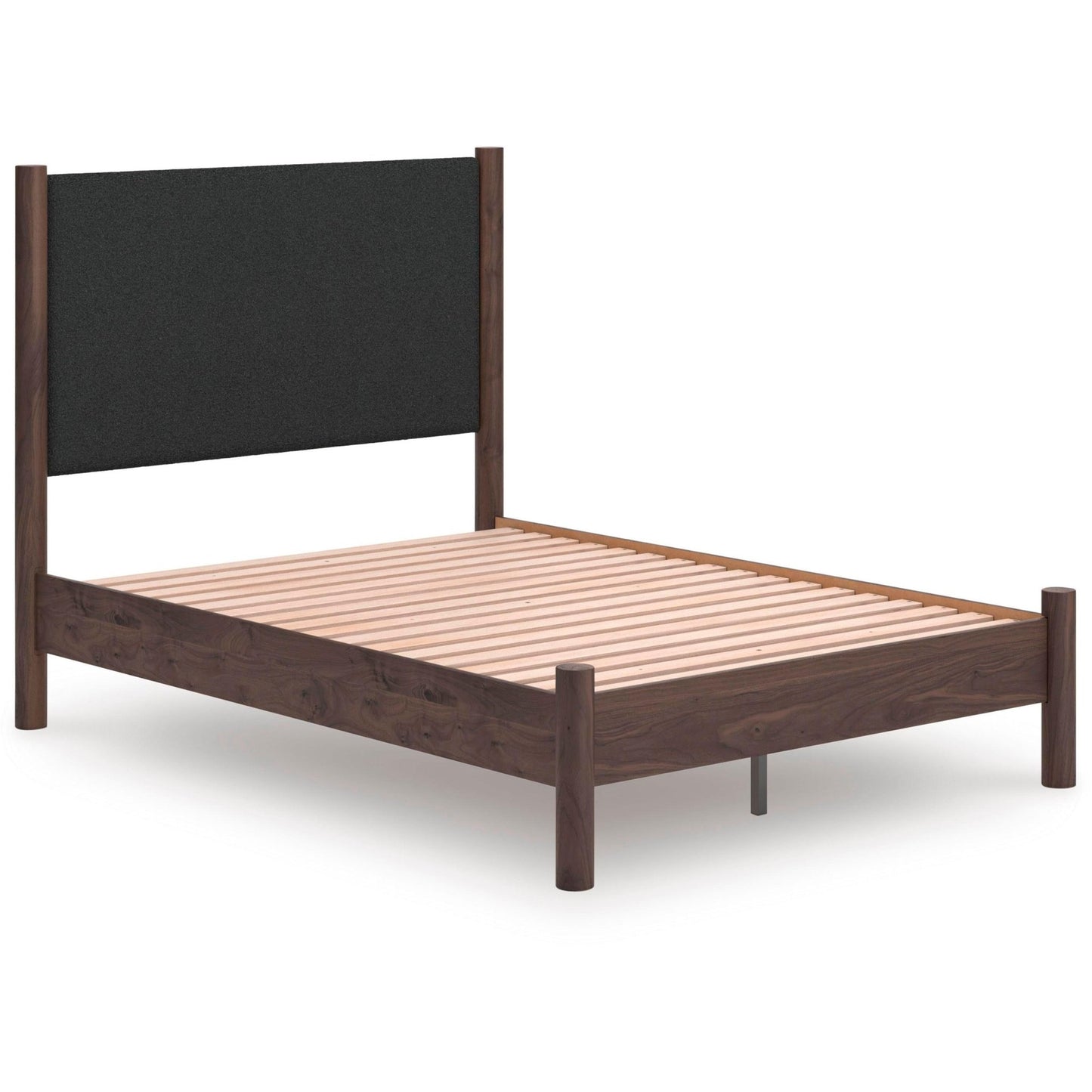 Signature Design by Ashley Pamytta PCB2614B10 Full Upholstered Panel Platform Bed - American Furniture of Slidell