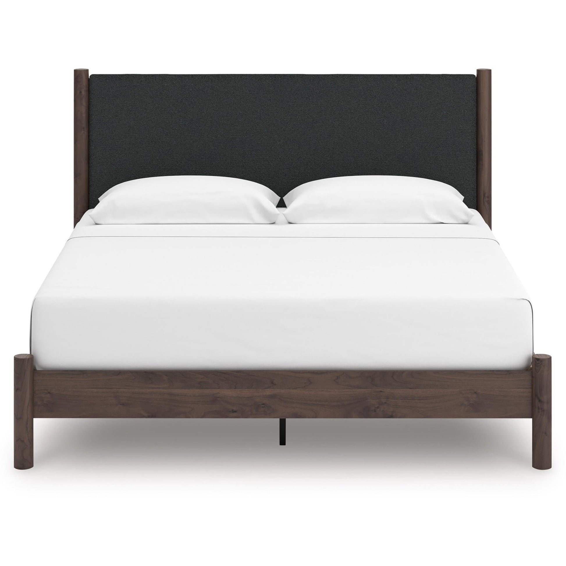 Signature Design by Ashley Pamytta PCB2614B28 King Upholstered Panel Platform Bed - American Furniture of Slidell