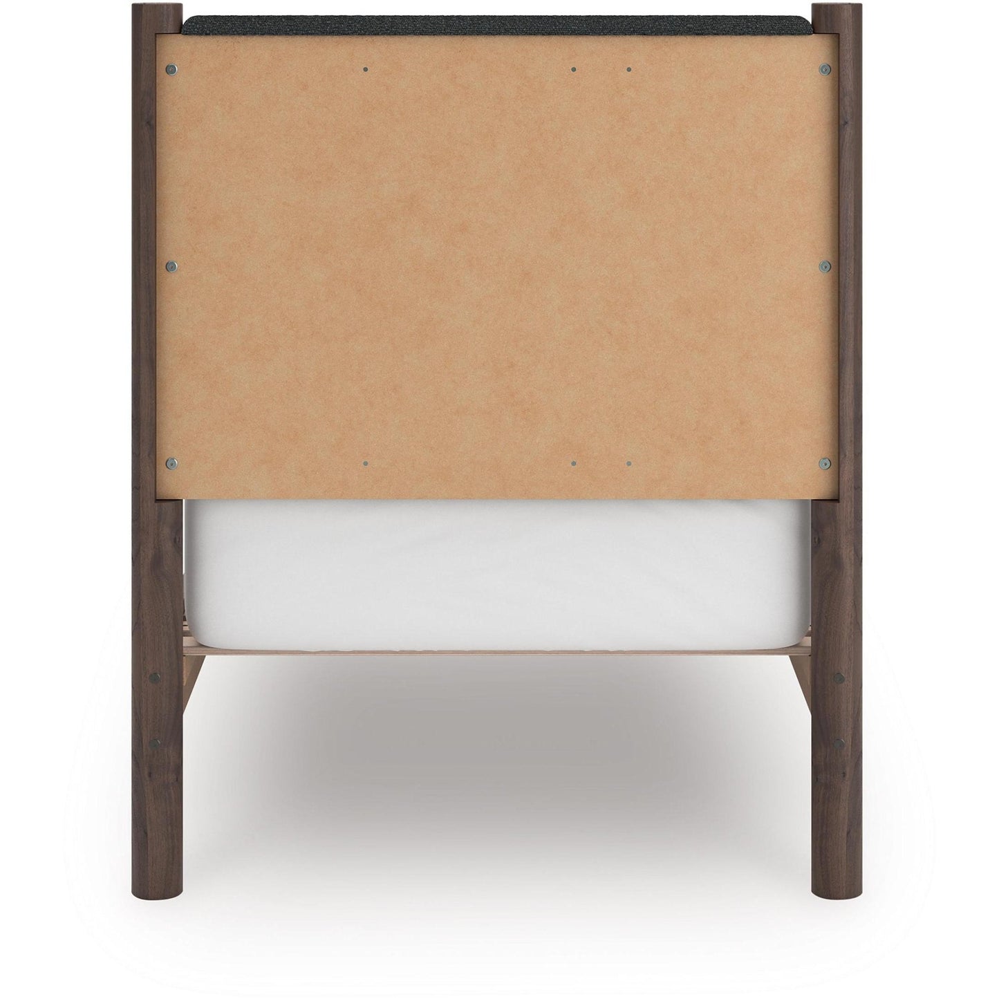 Signature Design by Ashley Pamytta PCB2614B8 Twin Upholstered Panel Platform Bed - American Furniture of Slidell