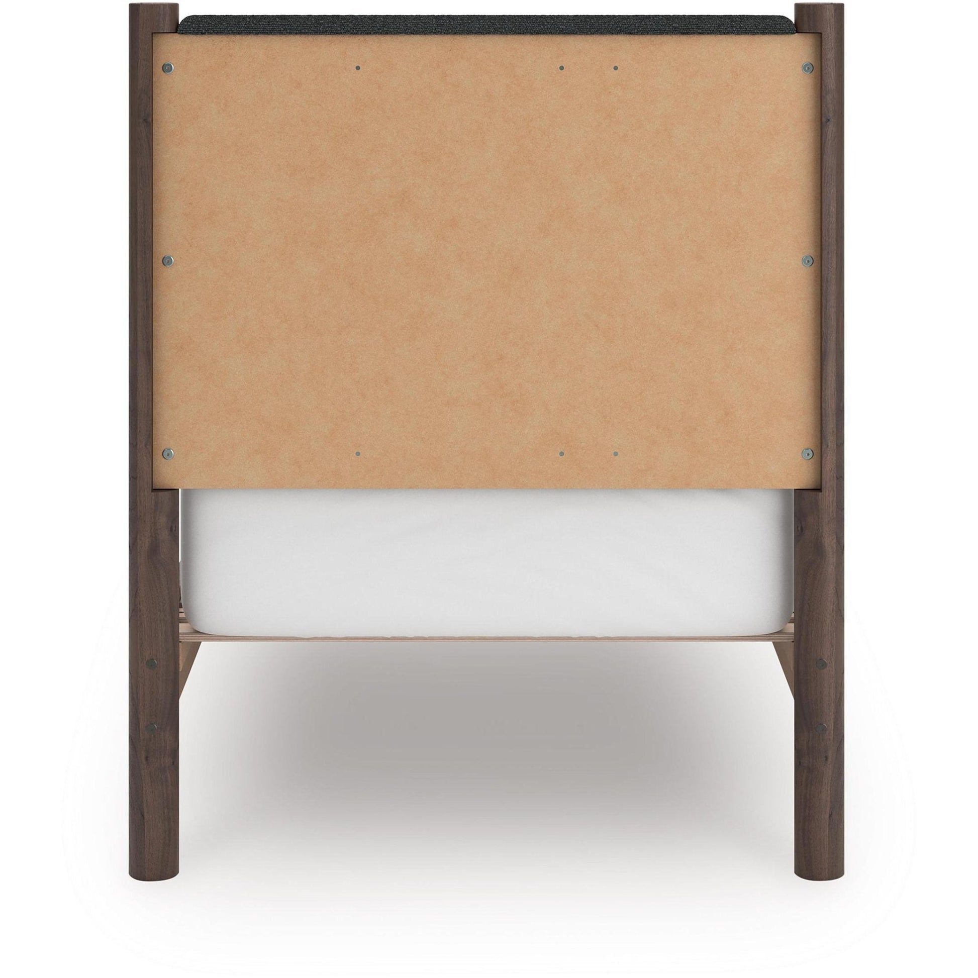 Signature Design by Ashley Pamytta PCB2614B8 Twin Upholstered Panel Platform Bed - American Furniture of Slidell