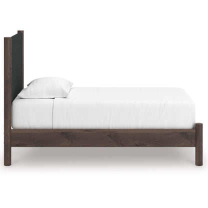 Signature Design by Ashley Pamytta PCB2614B8 Twin Upholstered Panel Platform Bed - American Furniture of Slidell