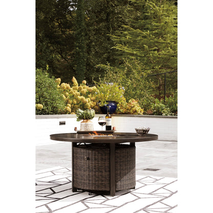 Signature Design by Ashley Paradise Trail P750 - 776 Round Fire Pit Table - American Furniture of Slidell
