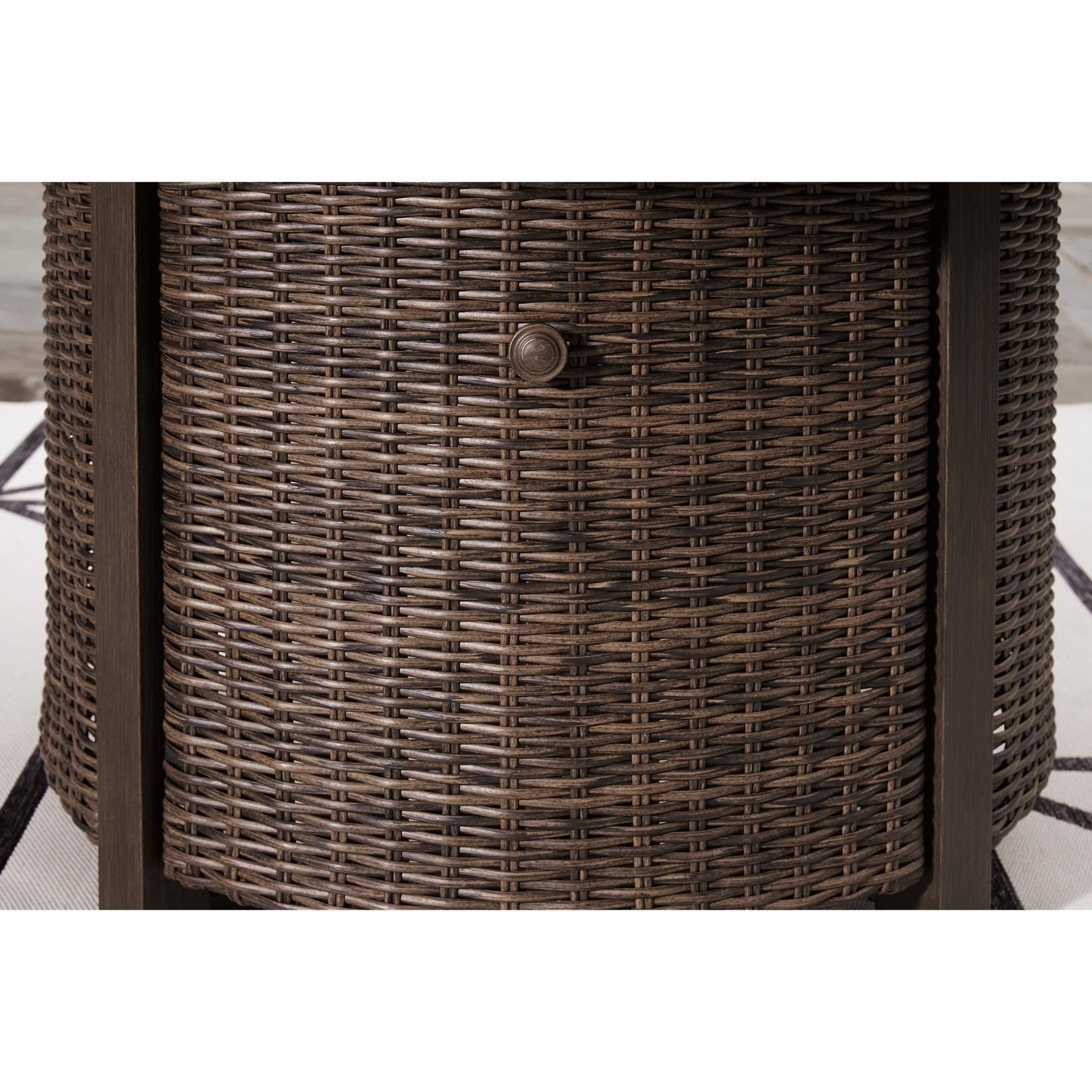 Signature Design by Ashley Paradise Trail P750 - 776 Round Fire Pit Table - American Furniture of Slidell