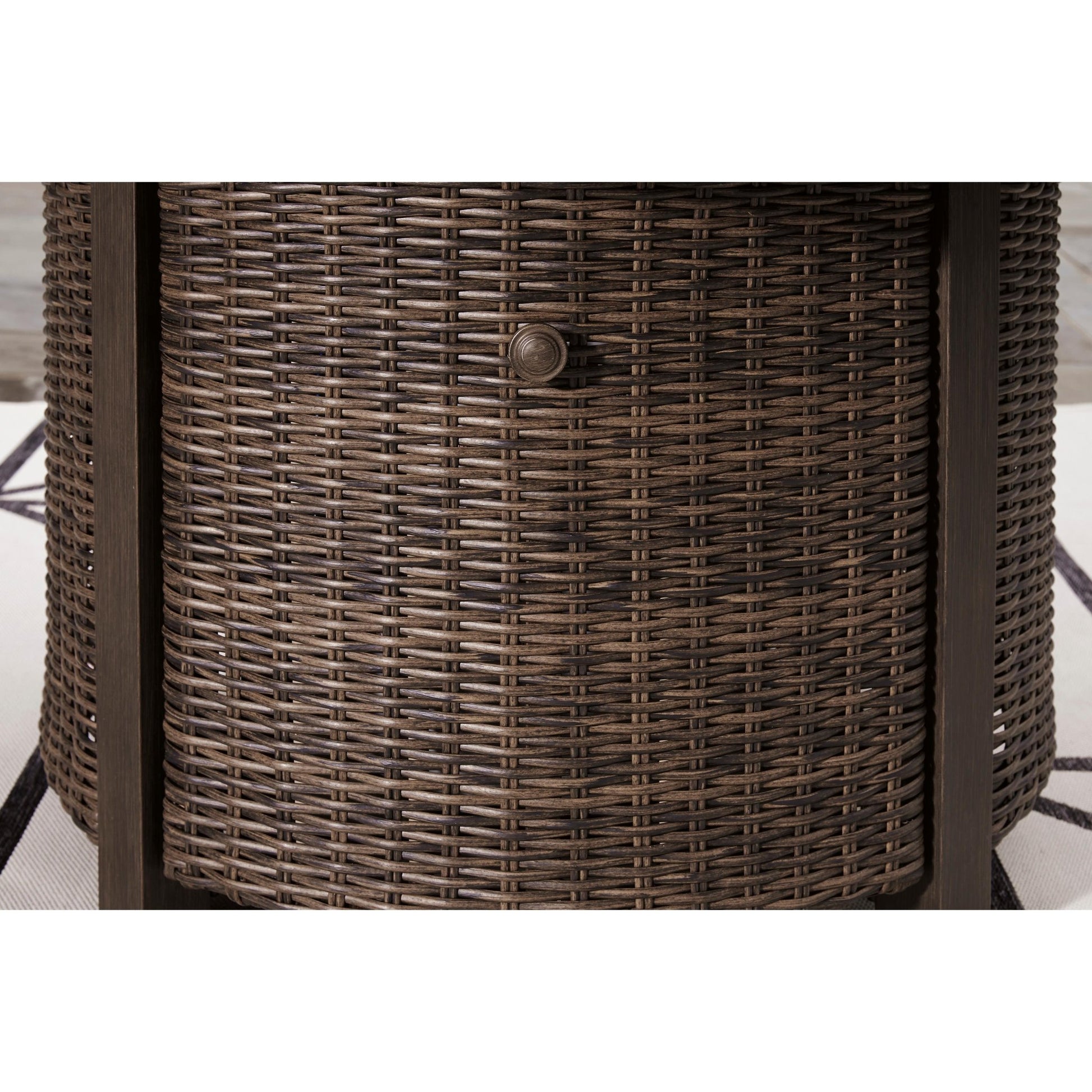 Signature Design by Ashley Paradise Trail P750 - 776 Round Fire Pit Table - American Furniture of Slidell