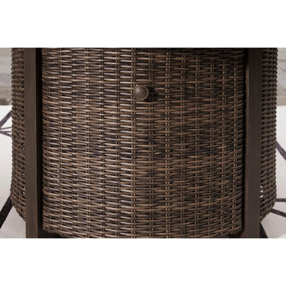 Signature Design by Ashley Paradise Trail P750 - 776 Round Fire Pit Table - American Furniture of Slidell