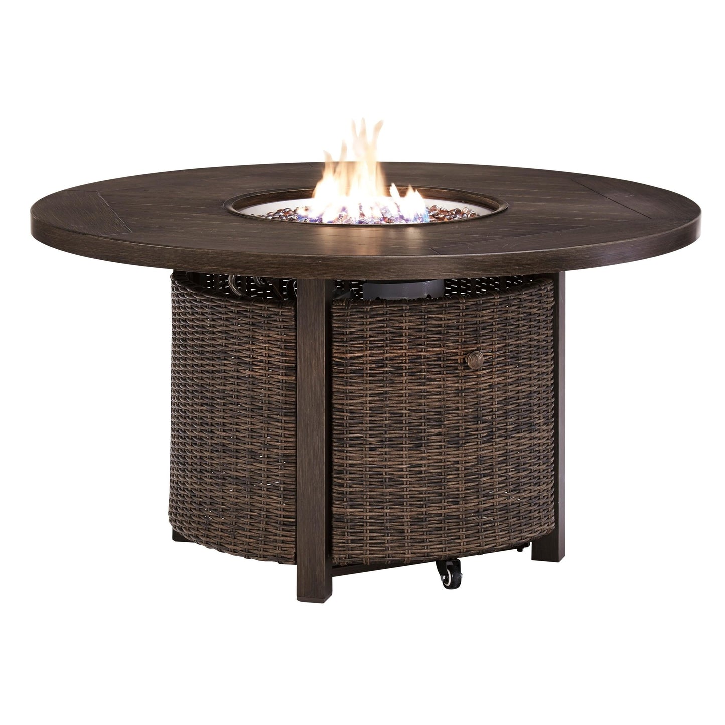 Signature Design by Ashley Paradise Trail P750 - 776 Round Fire Pit Table - American Furniture of Slidell