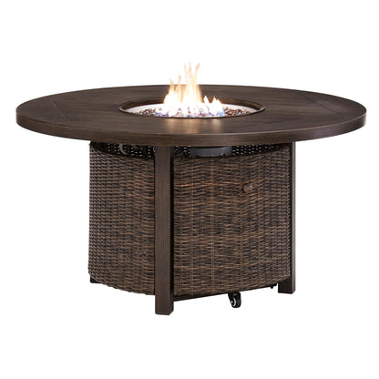 Signature Design by Ashley Paradise Trail P750 - 776 Round Fire Pit Table - American Furniture of Slidell