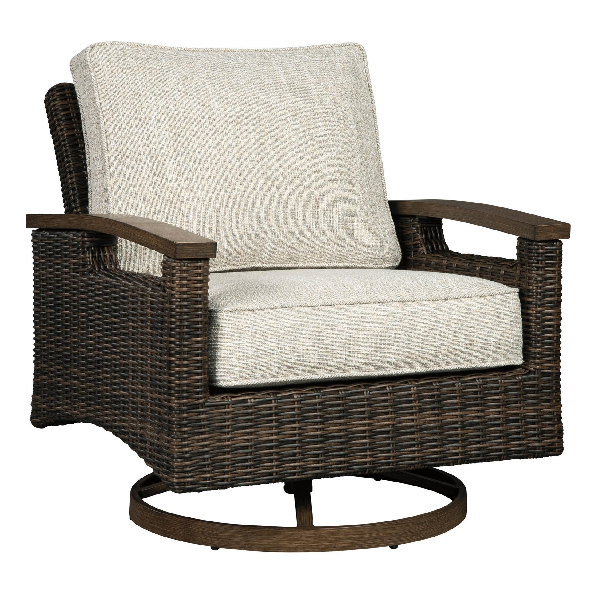 Signature Design by Ashley Paradise Trail P750 - 821 Swivel Lounge Chair - American Furniture of Slidell