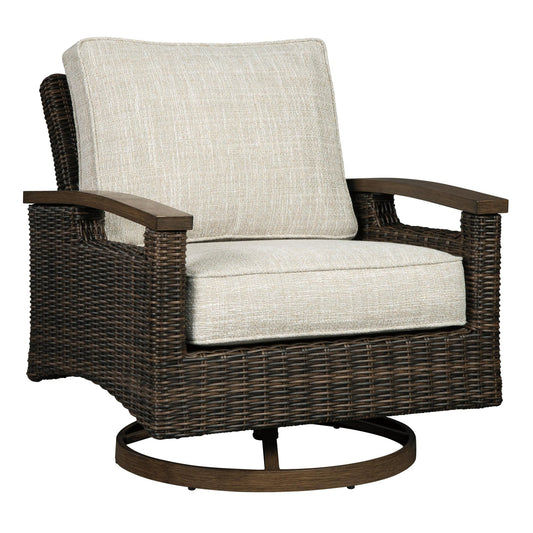 Signature Design by Ashley Paradise Trail P750 - 821 Swivel Lounge Chair - American Furniture of Slidell