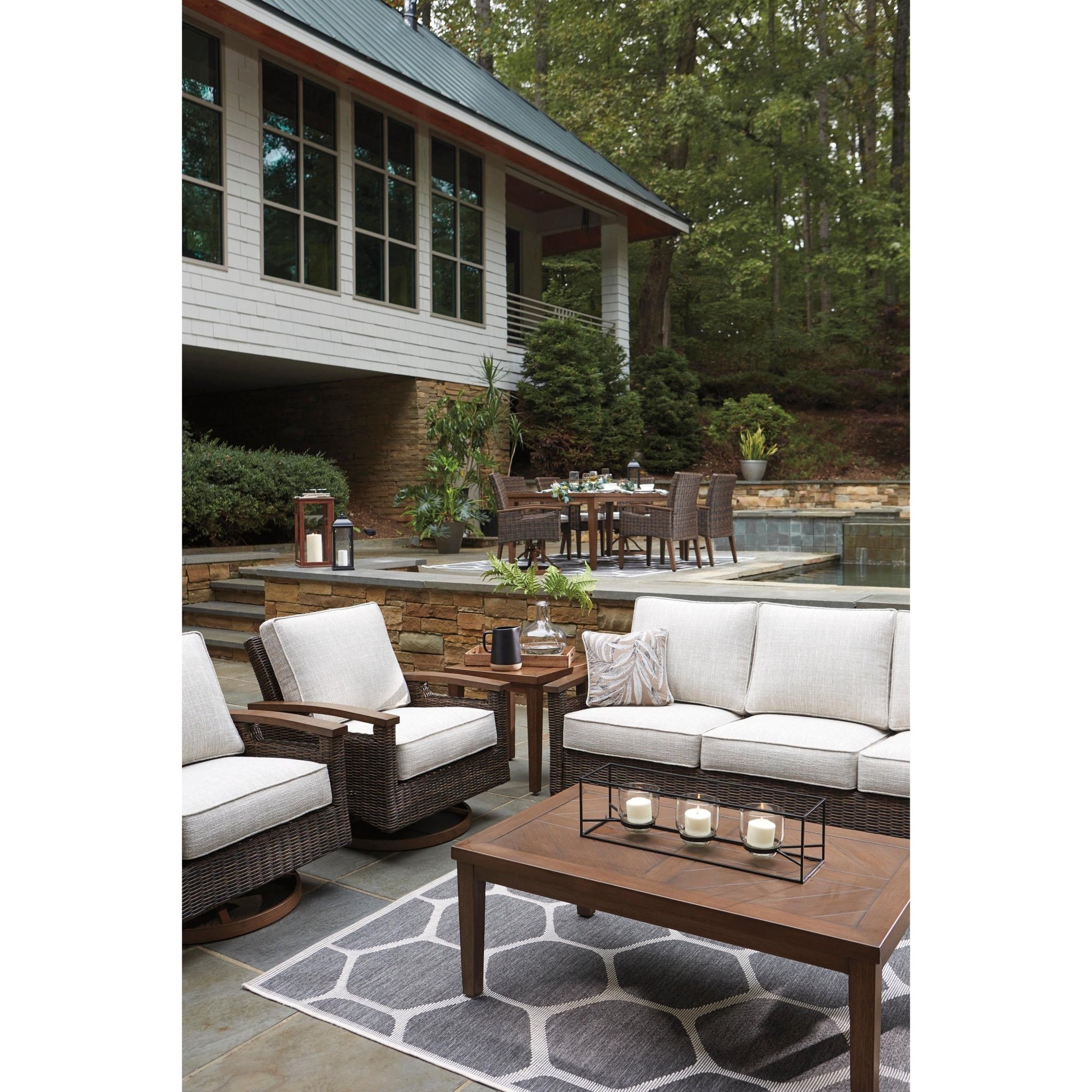 Signature Design by Ashley Paradise Trail P750 - 821 Swivel Lounge Chair - American Furniture of Slidell