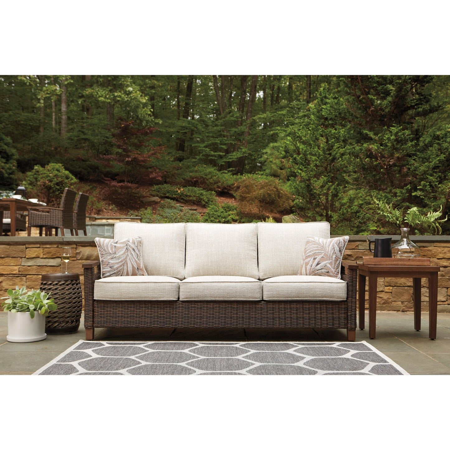 Signature Design by Ashley Paradise Trail P750 - 838 Sofa with Cushion - American Furniture of Slidell