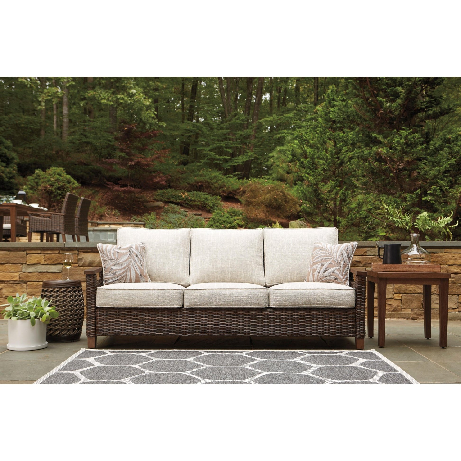 Signature Design by Ashley Paradise Trail P750 - 838 Sofa with Cushion - American Furniture of Slidell