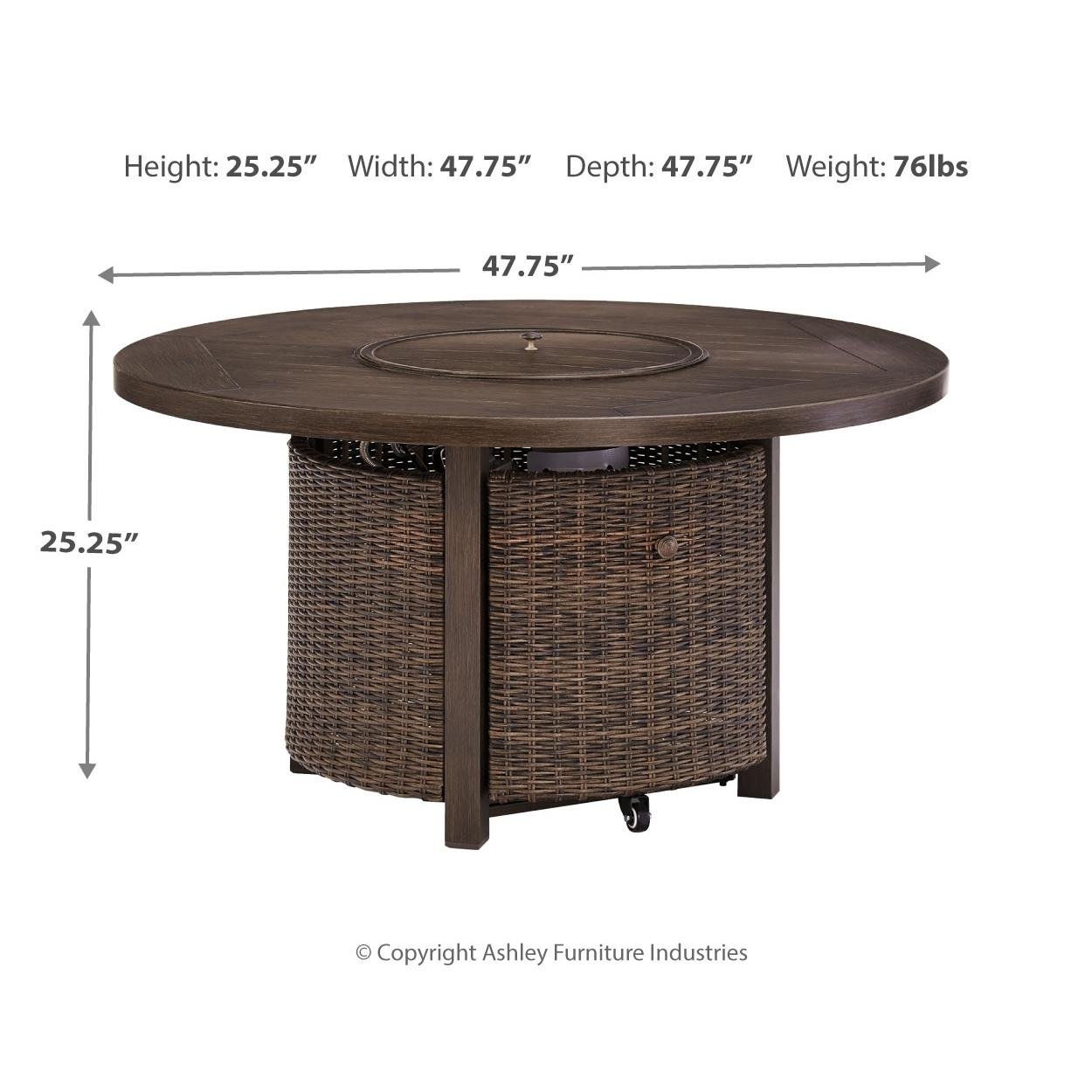 Signature Design by Ashley Paradise Trail P750P9 4 - piece Outdoor Seating Set - American Furniture of Slidell