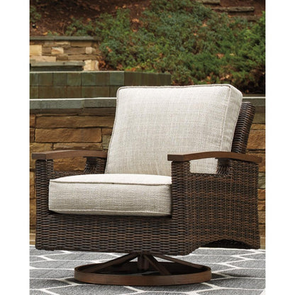 Signature Design by Ashley Paradise Trail P750P9 4 - piece Outdoor Seating Set - American Furniture of Slidell