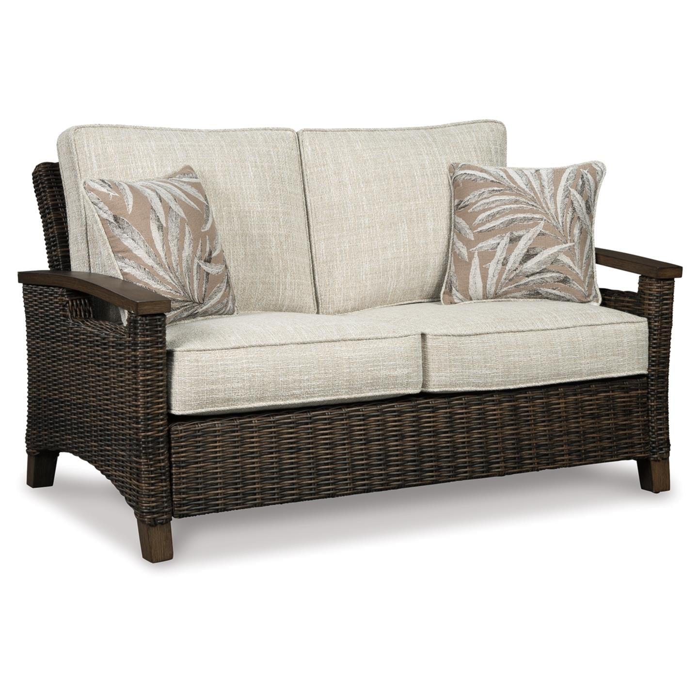 Signature Design by Ashley Paradise Trail P750P9 4 - piece Outdoor Seating Set - American Furniture of Slidell