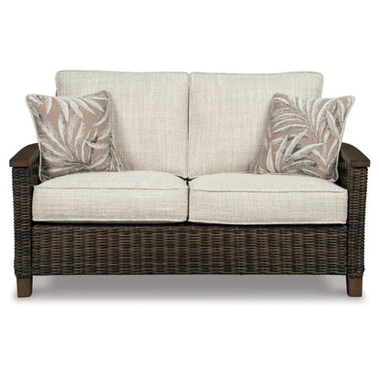 Signature Design by Ashley Paradise Trail P750P9 4 - piece Outdoor Seating Set - American Furniture of Slidell
