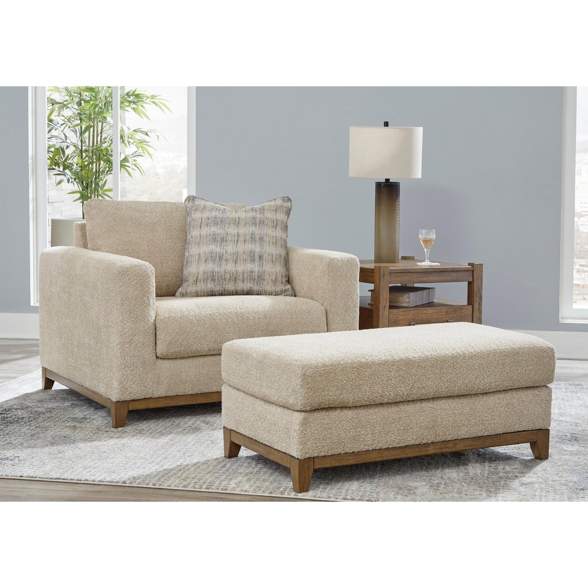Signature Design by Ashley Parklynn 4890214 Ottoman - American Furniture of Slidell