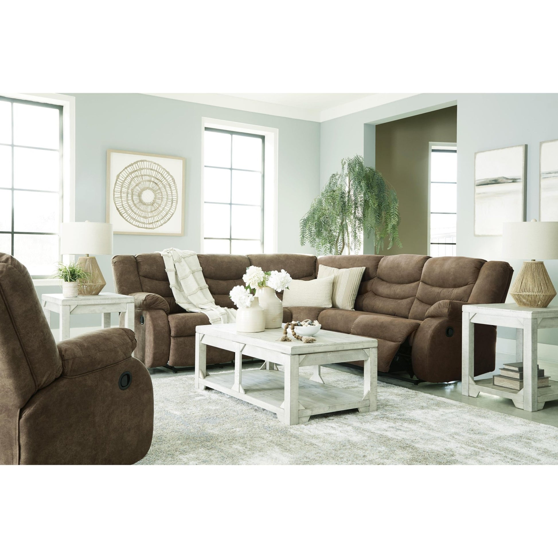 Signature Design by Ashley Partymate 36902S2 2 pc Reclining Sectional - American Furniture of Slidell