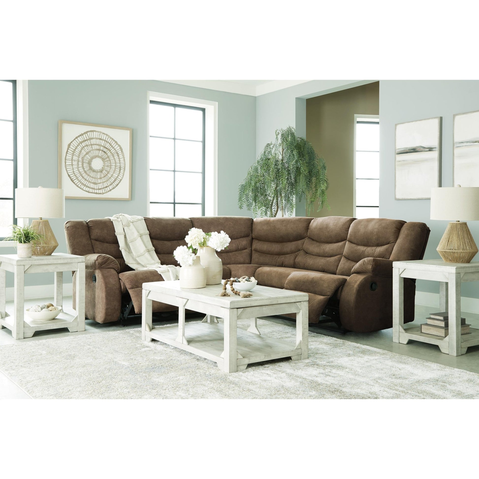Signature Design by Ashley Partymate 36902S2 2 pc Reclining Sectional - American Furniture of Slidell