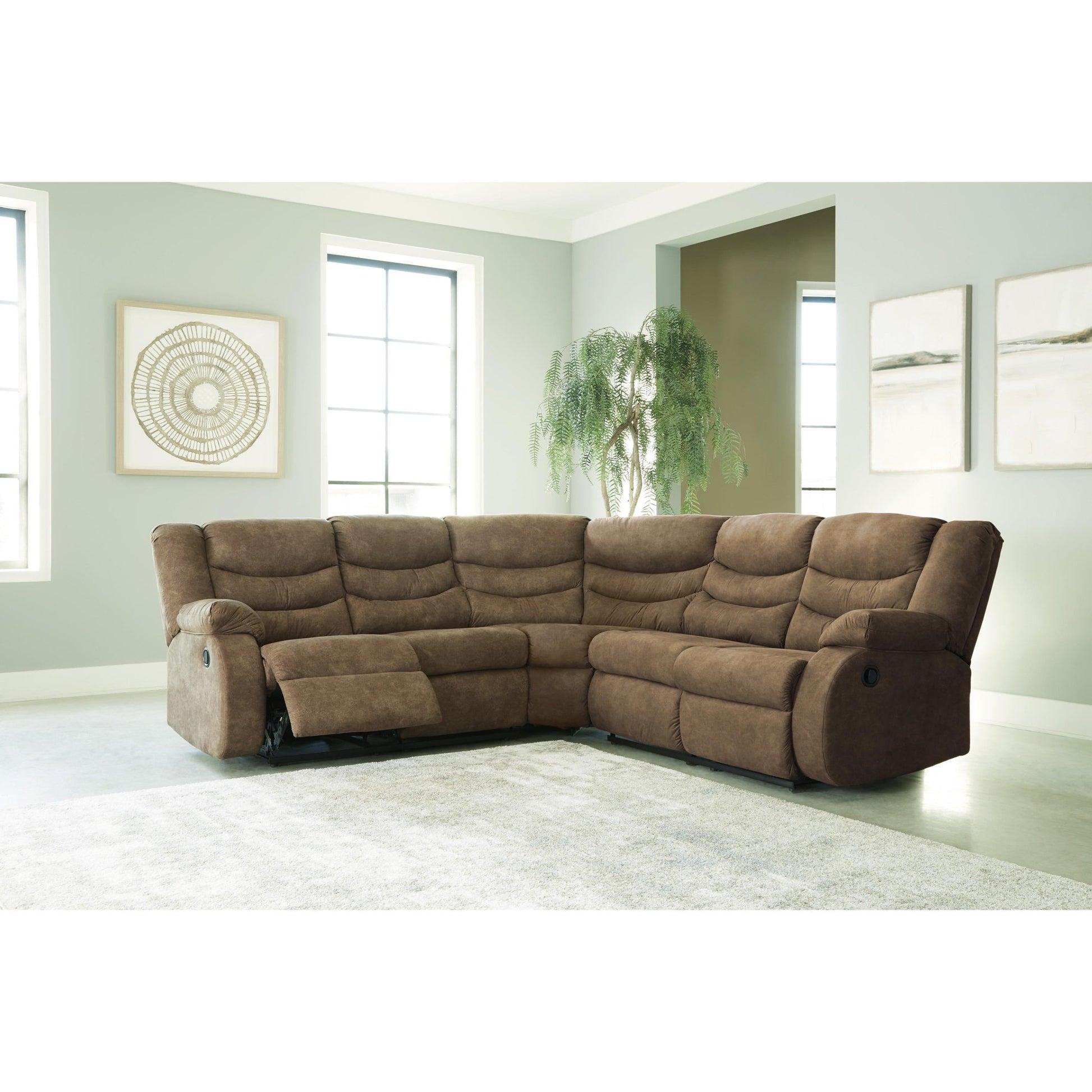 Signature Design by Ashley Partymate 36902S2 2 pc Reclining Sectional - American Furniture of Slidell